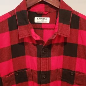 🔥3/$45 or 5/$60🔥   EXPRESS Red & Black Buffalo Check Flannel …